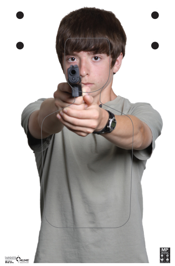 Handgun Threat 13 - TQ-21 - Card Stock